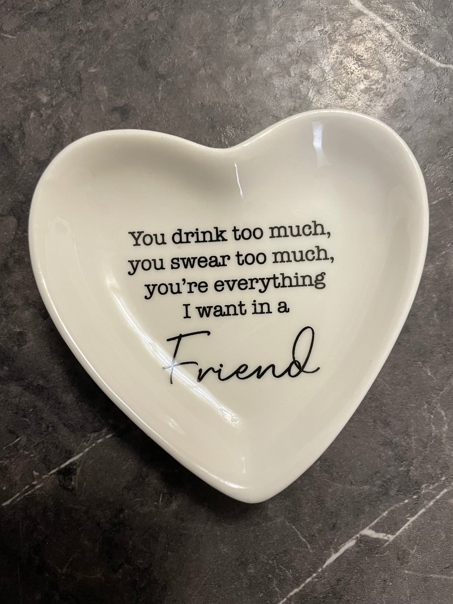 FRIENDS & FAMILY TRINKET DISH (7cm)