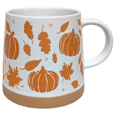 PUMPKIN π TAPERED STONEWARE MUG