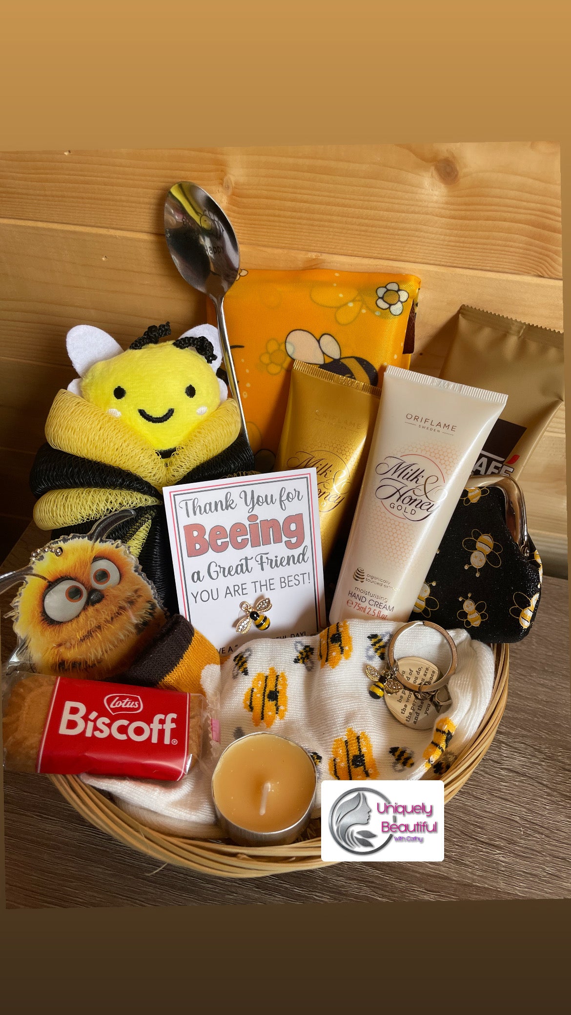 ‘BEEING’ A GREAT FRIEND BASKET  🐝