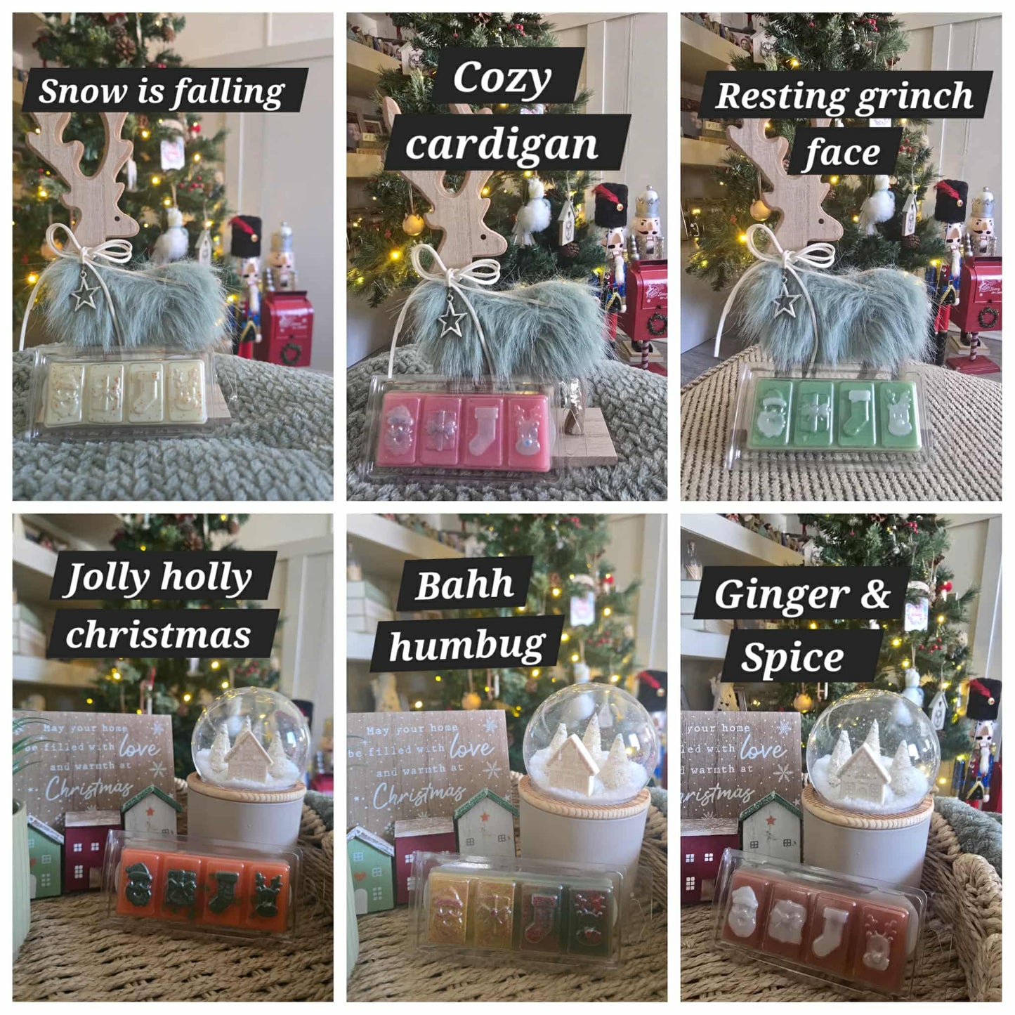BEAUTIFUL CHRISTMAS WAX MELT & BURNER SET