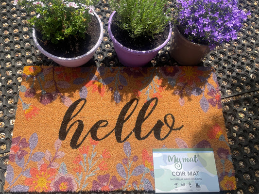 PRINTED COIR DOORMAT