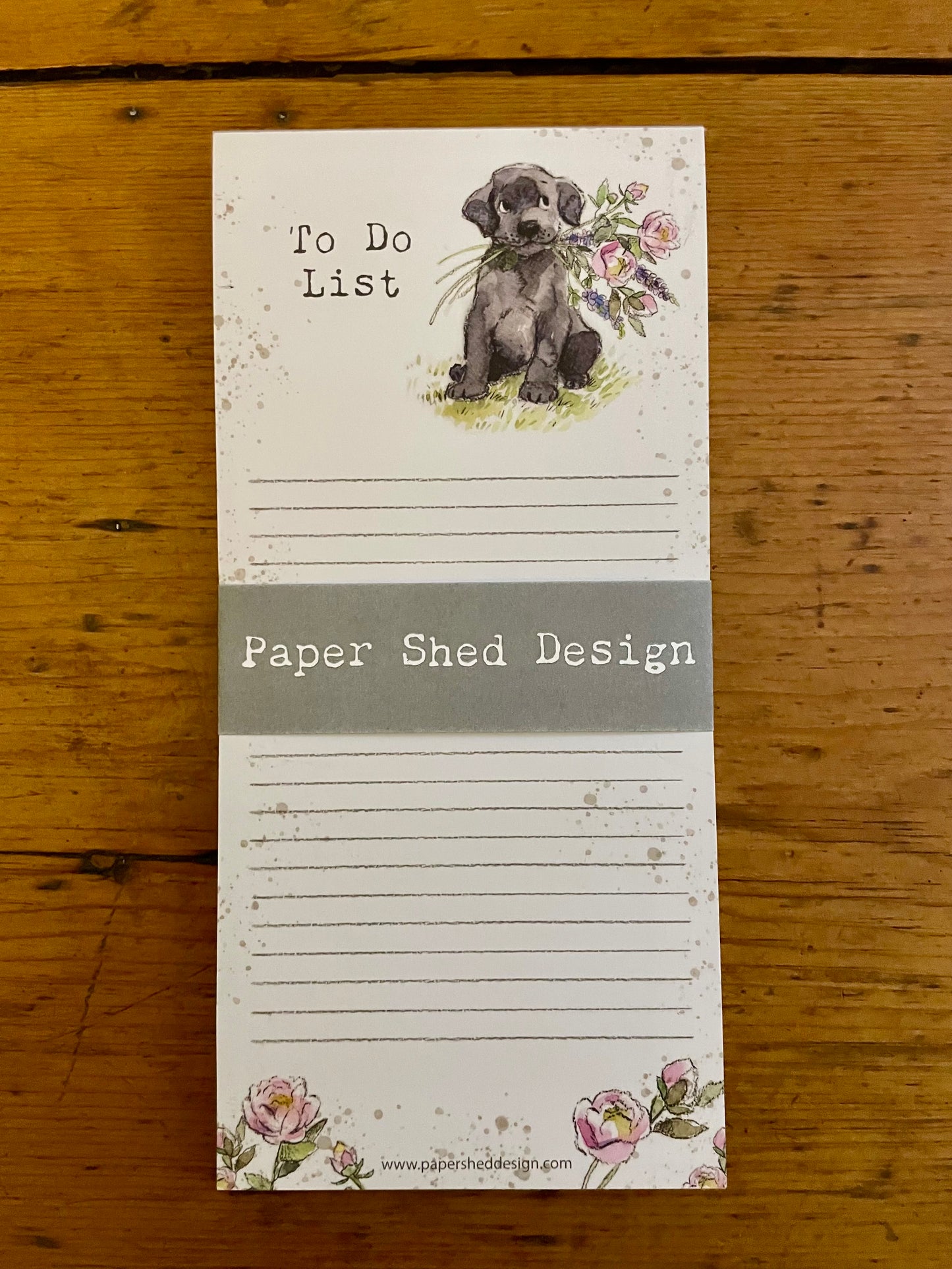 MAGNETIC NOTEPAD - Black Labrador