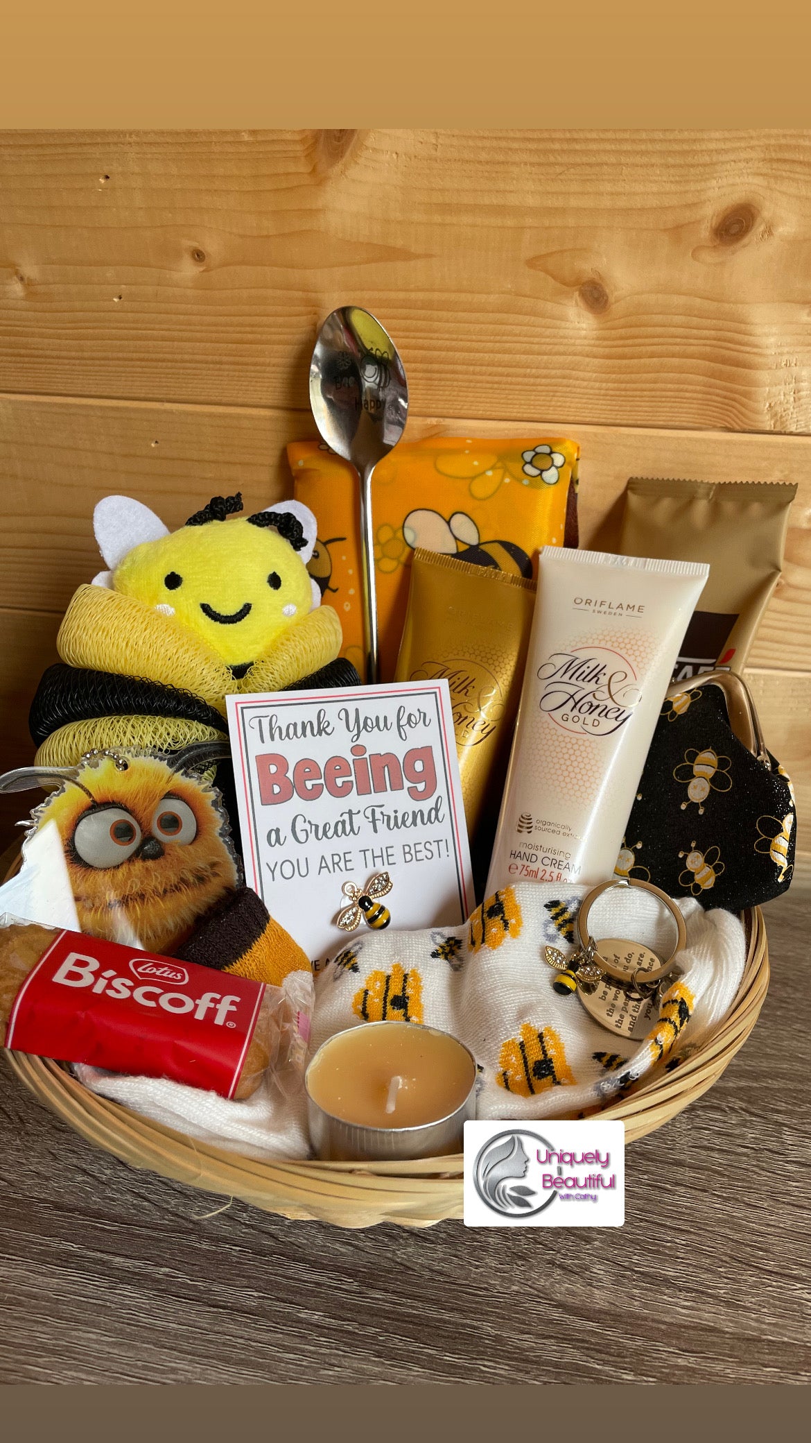 ‘BEEING’ A GREAT FRIEND BASKET  🐝