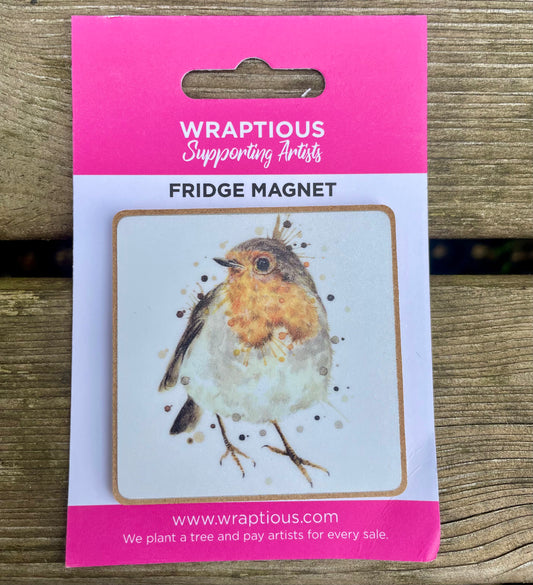 WRAPTIOUS FRIDGE MAGNET - ROBIN