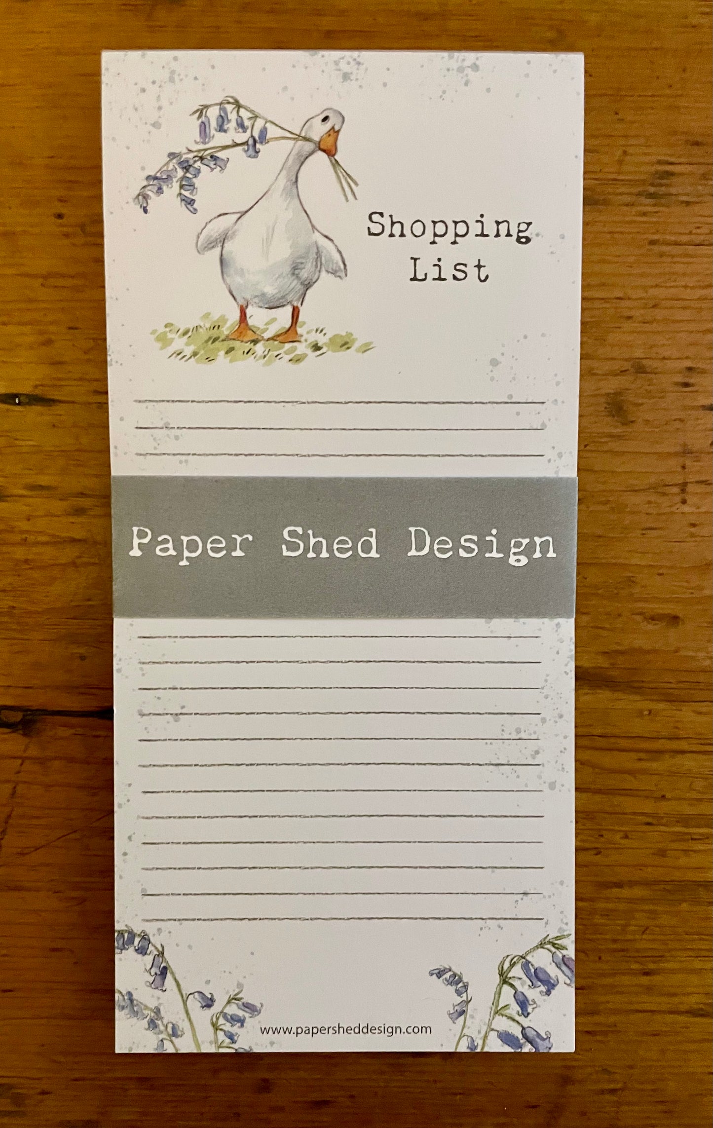 MAGNETIC NOTEBOOK - Shopping List - White Duck