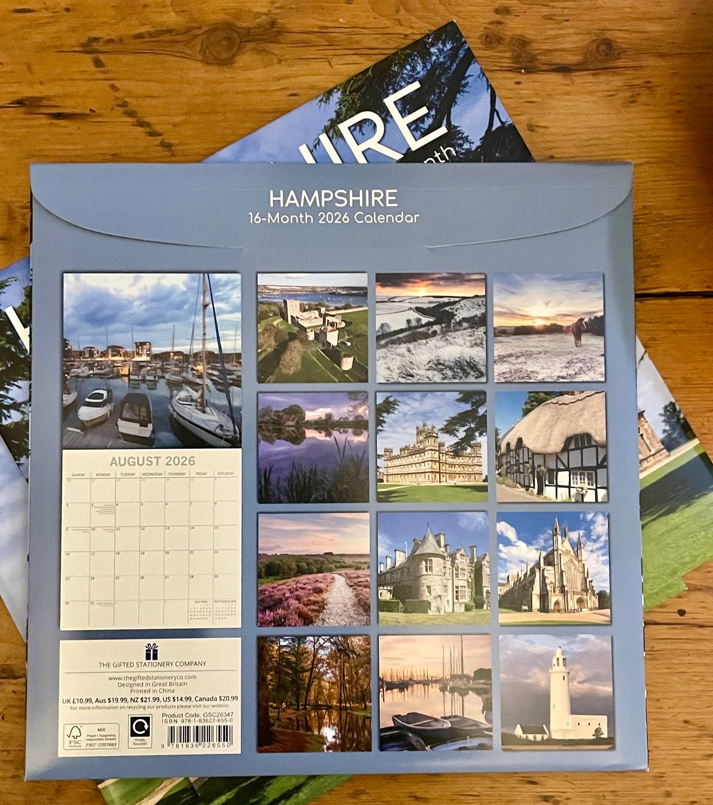 HAMPSHIRE 2026 WALL CALENDAR