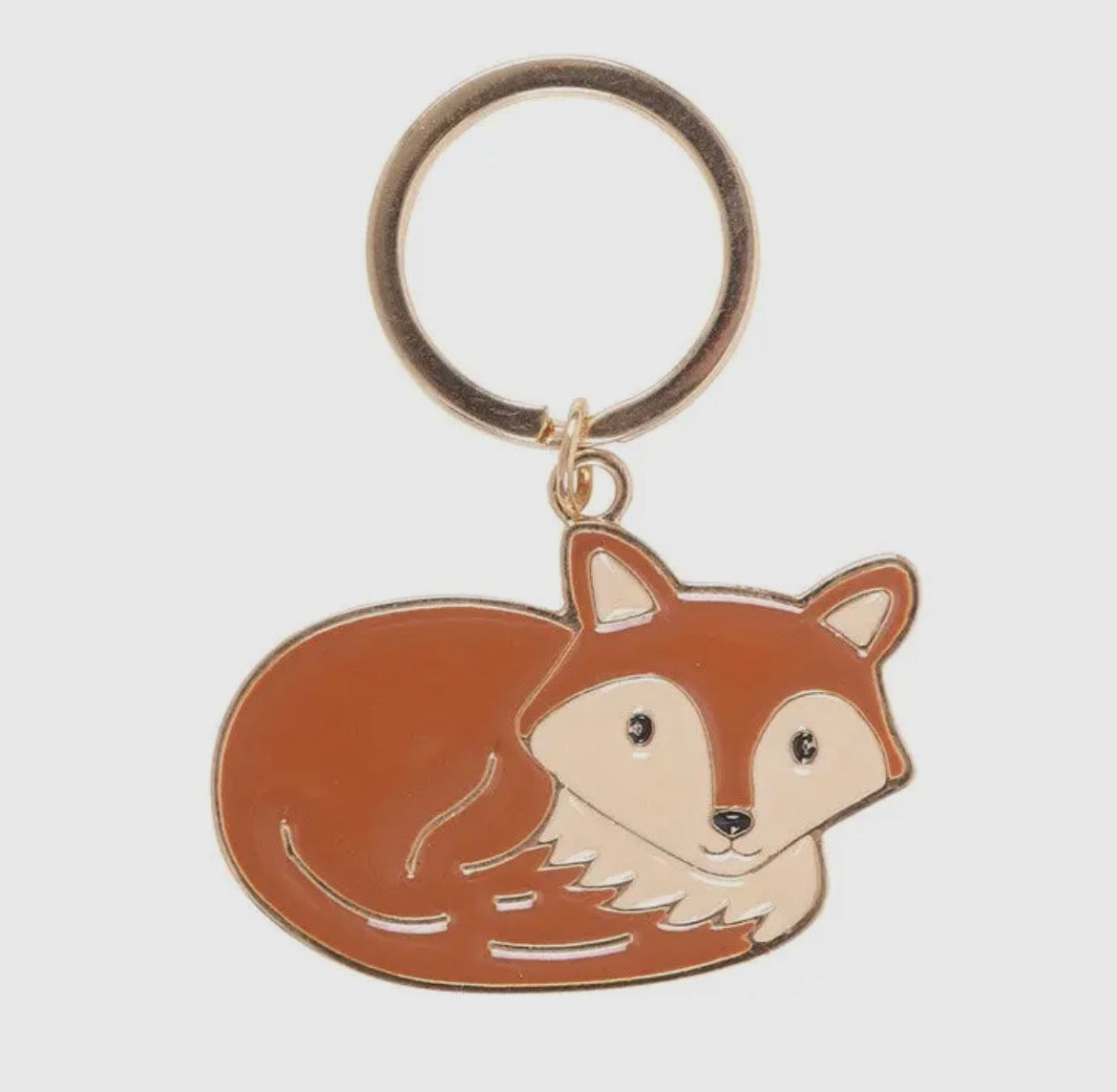 FREDDY FOX ENAMEL KEYRING