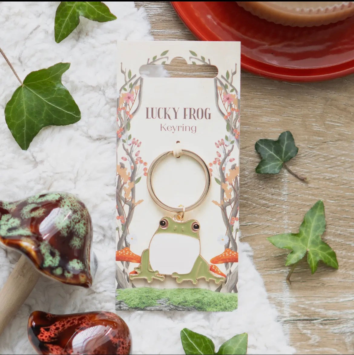 LUCKY FROG KEYRING 🐸