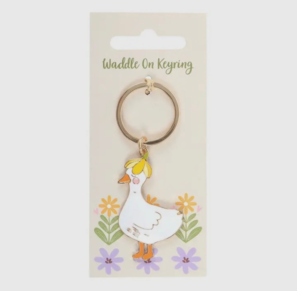 WADDLE ON KEYRING