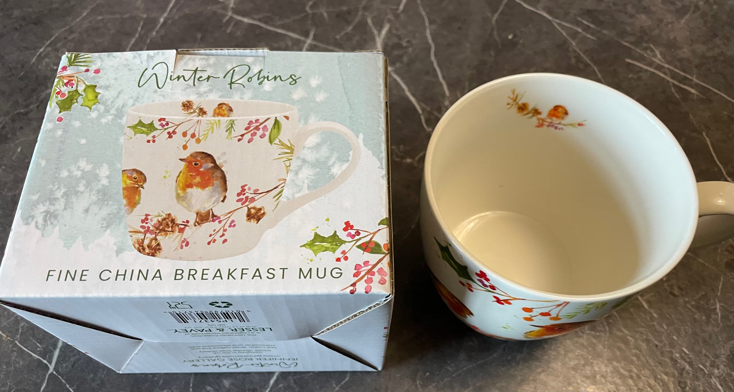 WINTER ROBIN MUG