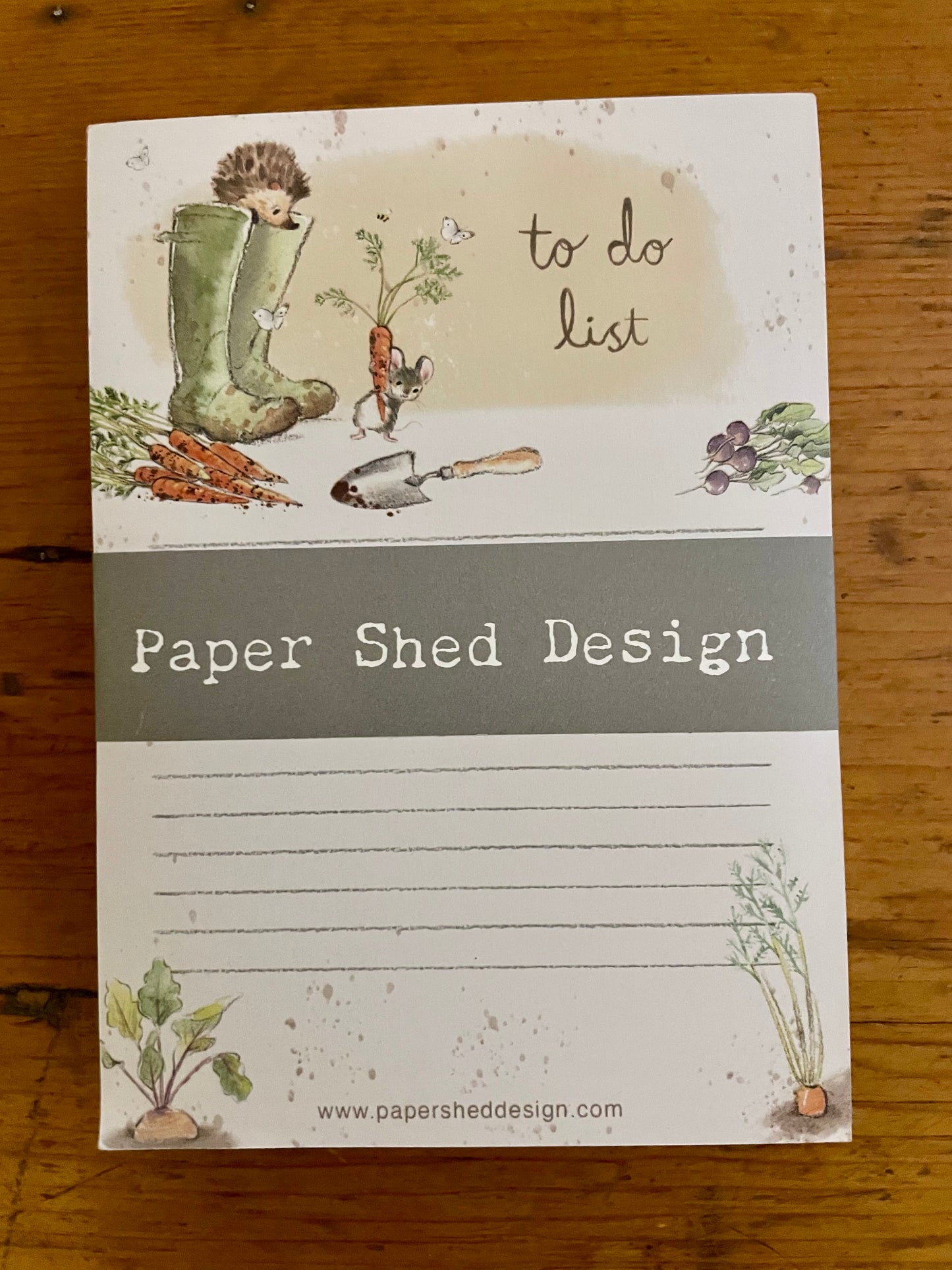 HEDGEHOG IN RAIN BOOTS - To do list Notepad 🦔