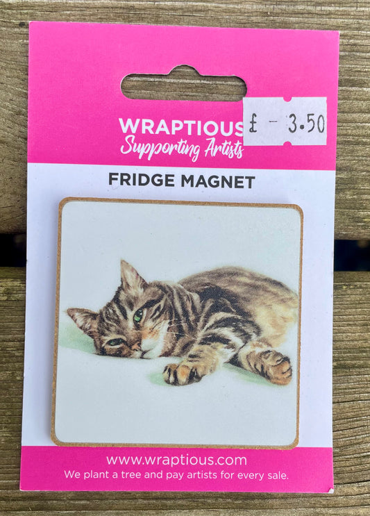 WRAPTIOUS FRIDGE MAGNET - CAT