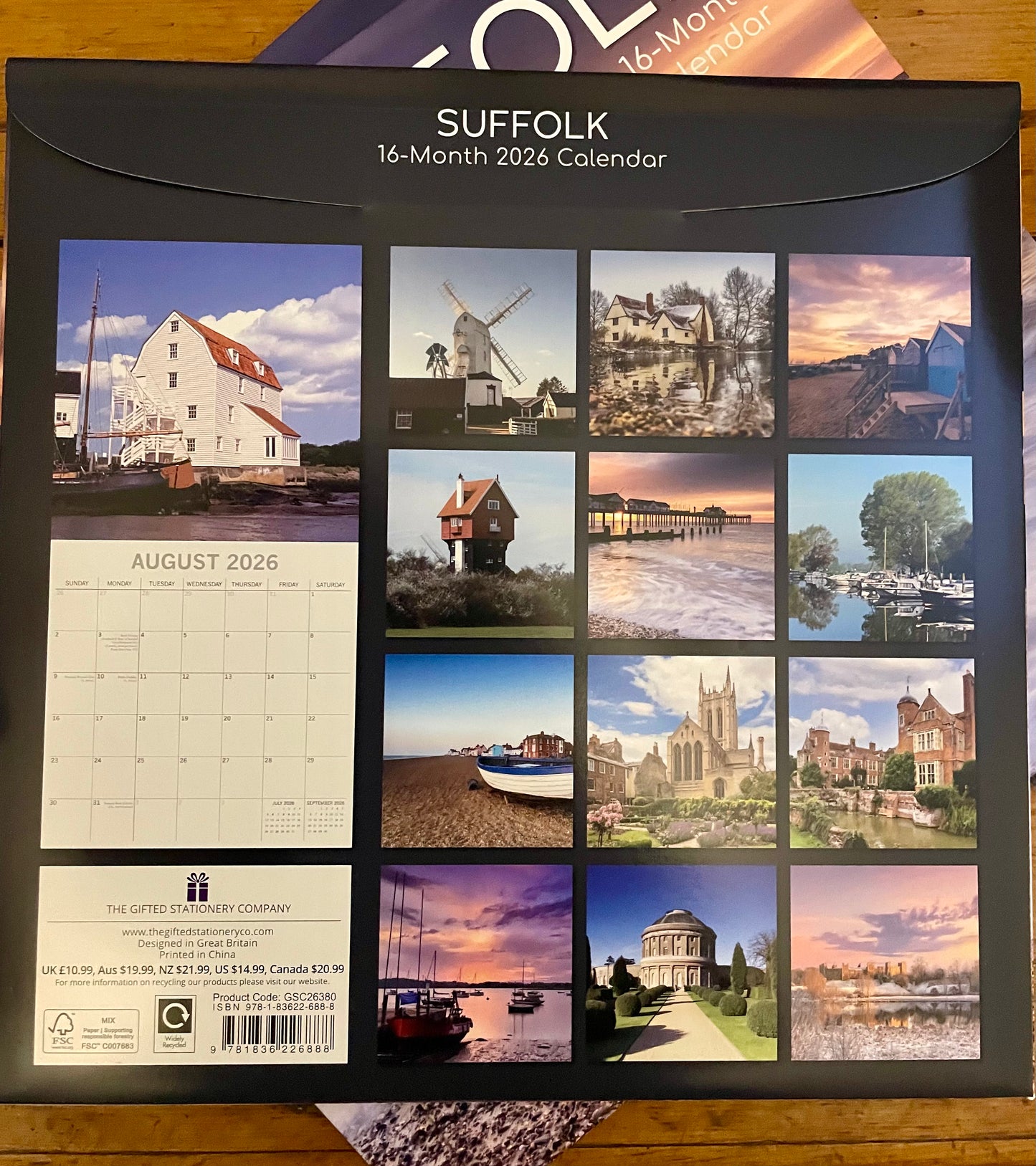 SUFFOLK 2026 WALL CALENDAR