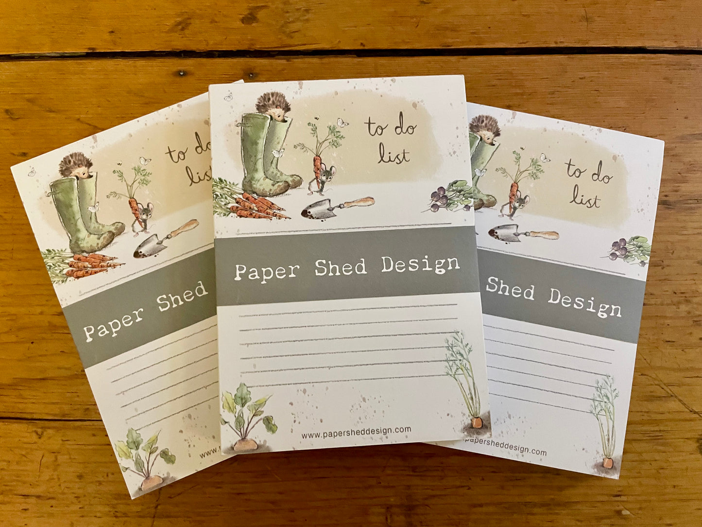 HEDGEHOG IN RAIN BOOTS - To do list Notepad 🦔