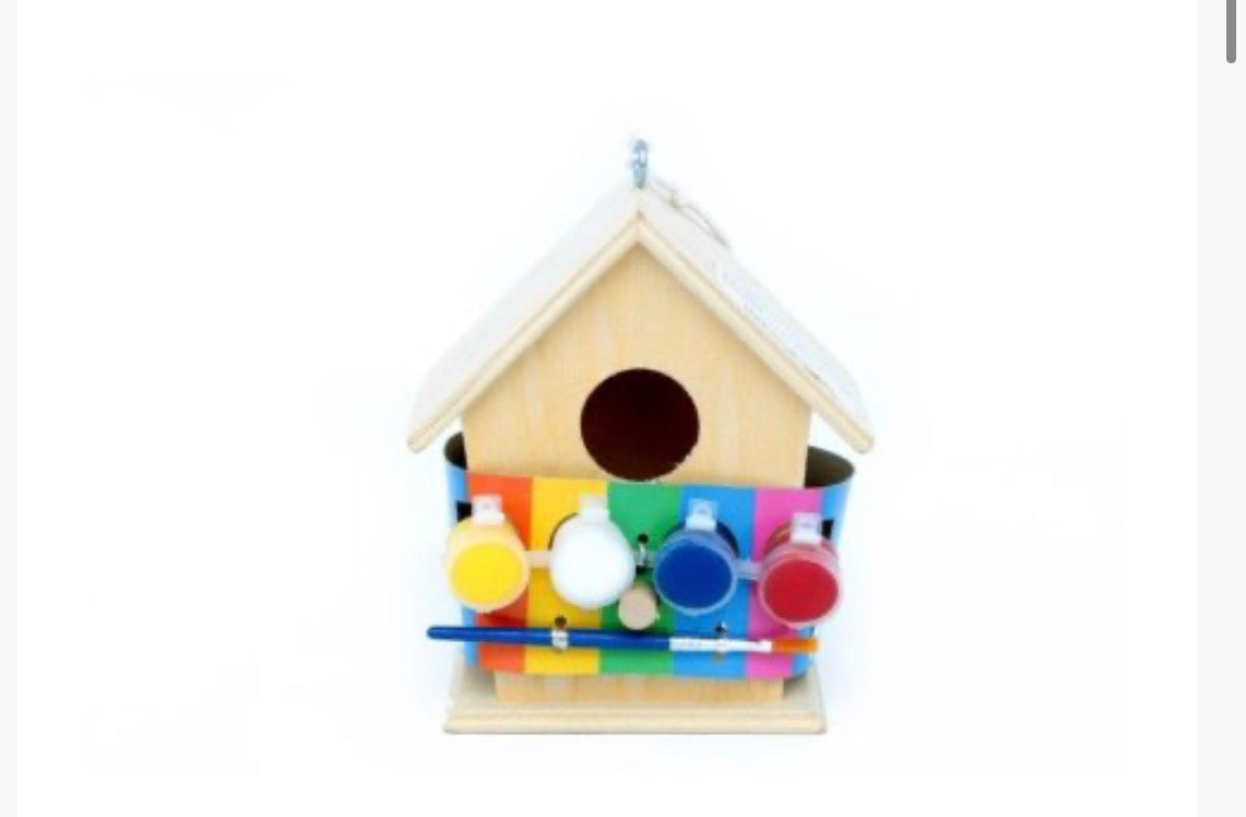 PAINT YOUR OWN BIRD BOX