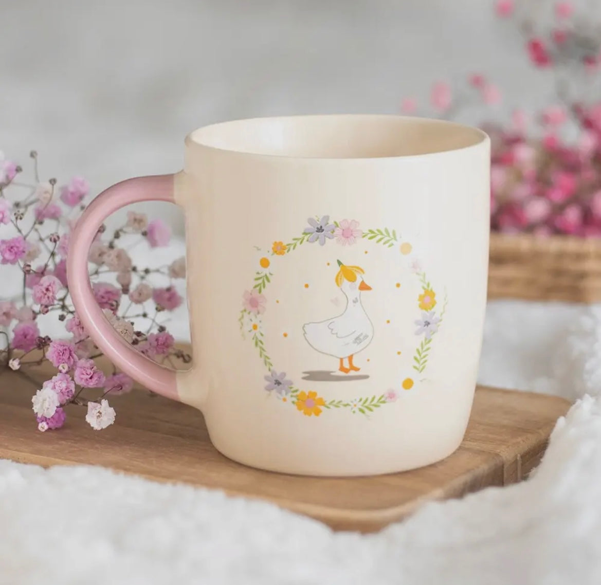 FLORAL DUCK MUG 🦆