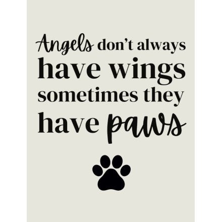 SOMETIMES ANGELS HAVE PAWS 🐾