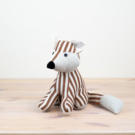 STRIPED FOX DOORSTOP