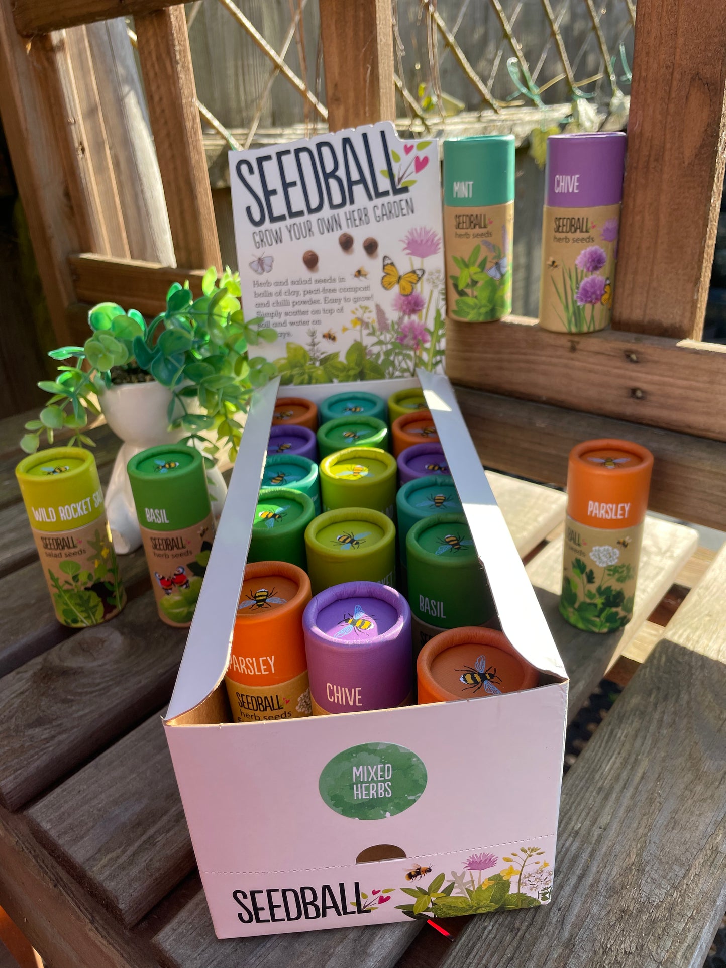 SEEDBALL HERB TUBES