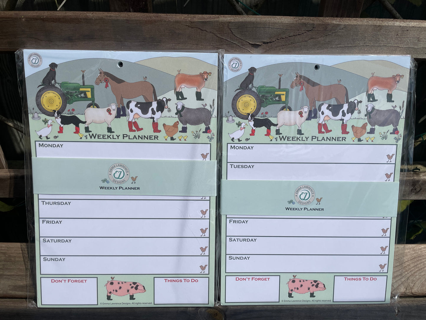 FIELD & FARM WEEKLY PLANNER PAD