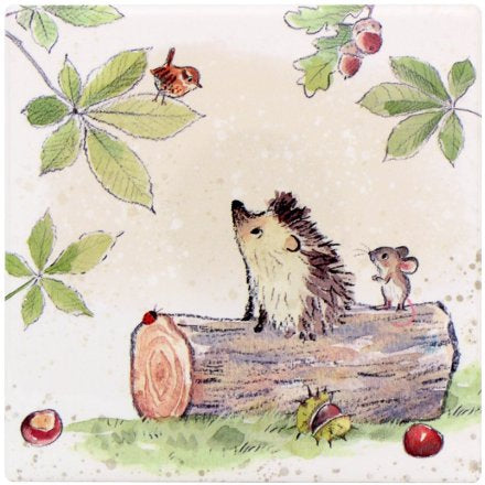 HEDGEHOG & MOUSE COASTER