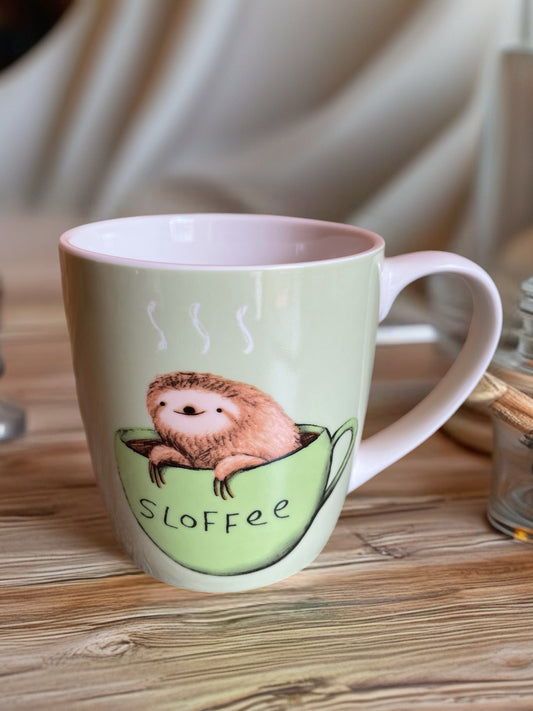 WRAPTIOUS ‘SOPHIE SLOTH’ FINE BONE CHINA