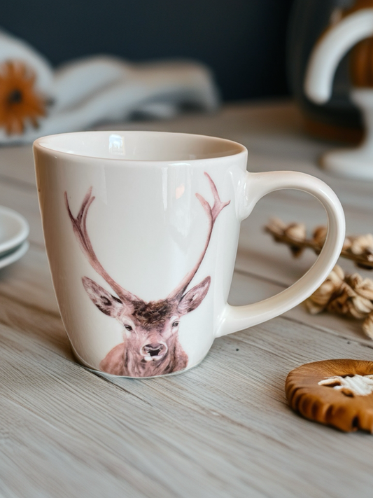 WRAPTIOUS ‘BUCK’ FINE BONE CHINA MUG